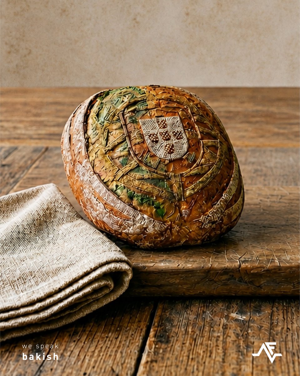FernetoSA's tweet photo. No Dia de Portugal, celebramos a identidade, a história e a dedicação de quem preserva e eleva a panificação e a pastelaria portuguesas.
Tal como este pão, símbolo de partilha e autenticidade, Portugal vive pelas mãos de quem honra a nossa cultura. https://t.co/0L968ap1dW