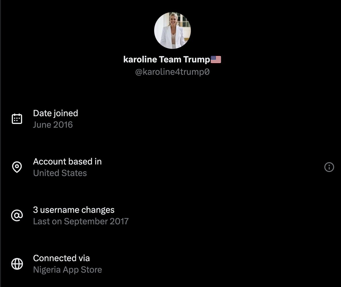 DanTabin's tweet photo. Very odd... Cesar Augusto Fortes-Lima's account was hacked and now is a pro-Trump political account. The hacker seems to be from Nigeria. Why they made his account a US-based political bot? IDK. Cesar is having trouble getting his account back. If anyone can help him, please do! https://t.co/fei3TBKjBr