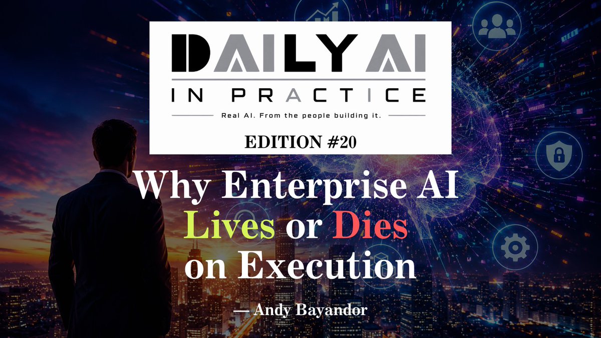 QITresourcing's tweet photo. The challenge is no longer proving AI works.
It's turning successful pilots into repeatable business outcomes.

Andy Bayandor talks about what separates organizations that scale AI from those that remain stuck in experimentation on LinkedIn 👇
https://t.co/jSBWDNpRxY https://t.co/IW9KlpxPJq