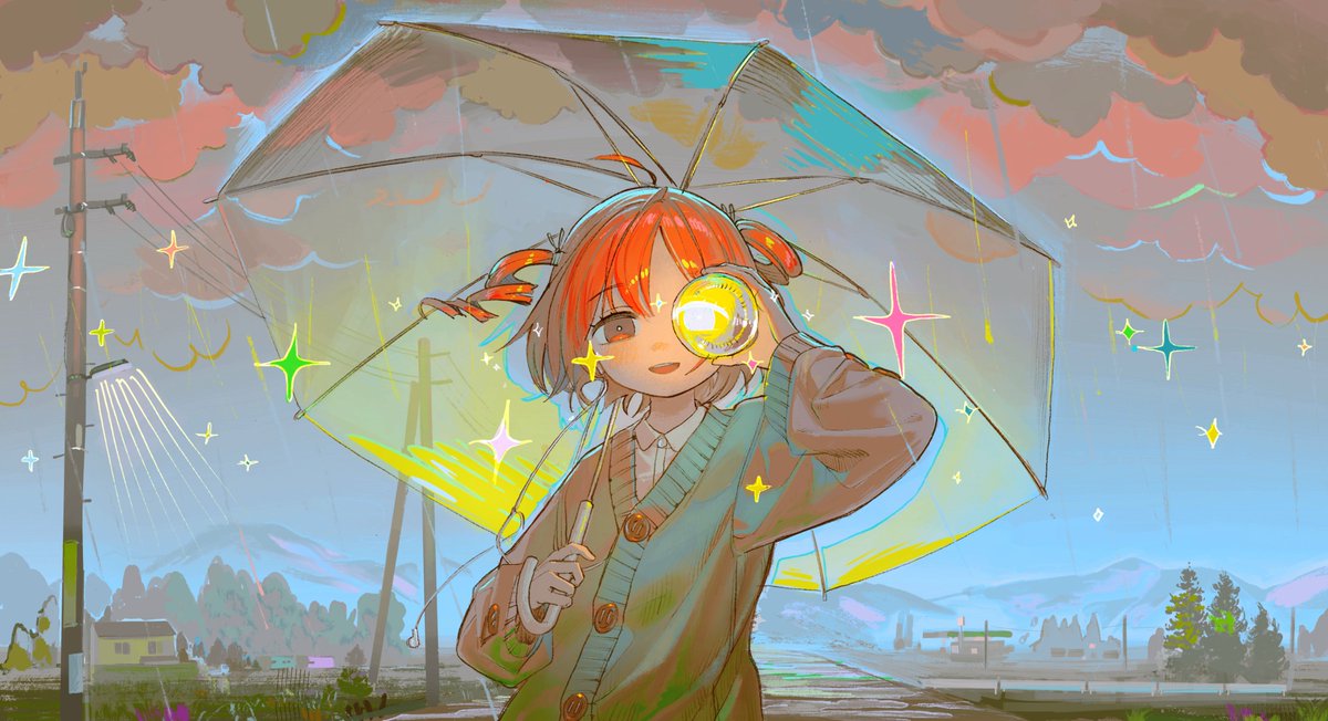 JDq5e's tweet photo. あきのそら　のイラストです https://t.co/xPyNzMlEr7