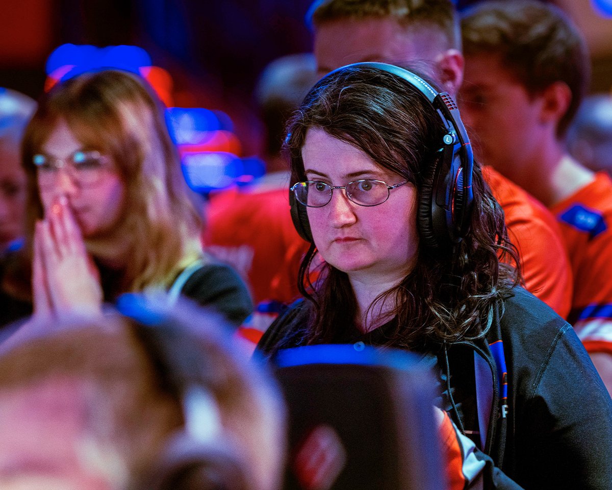 BoiseState's tweet photo. Kelsey Moser, an economics graduate student and the associate coach for Bronco Esports, is bringing her econ background to the fast-paced world of video game competitions. Read more: https://t.co/spd4K6xSwn https://t.co/EXKiy8qwAV
