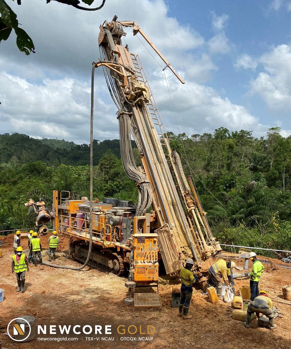 NewcoreGold's tweet photo. Newcore Gold continues to advance the Enchi Gold Project in Ghana:

✅Recent drilling demonstrates the scale and continuity of the system, reinforcing the growth potential of the asset
 
✅The upcoming PFS is another important step toward advancing Enchi as a gold development project

https://t.co/wlaVjMCBXB

#mining #Ghana #gold #development #drilling