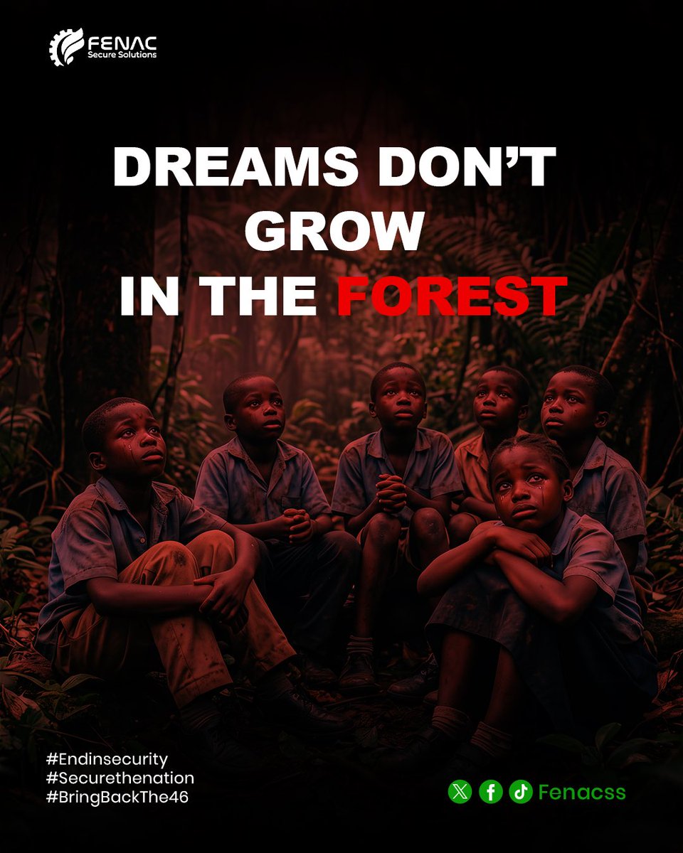 fenacss's tweet photo. Recent events serve as a reminder that security is not a luxury. It is a necessity.

Today, our thoughts are with every child affected by insecurity, and every family hoping for a safer tomorrow.

#endinsecurityinnigeria 
#doitnicewithfenac 
#securethenation 
#bringbackthe46 https://t.co/2Ka5H7Lt6x