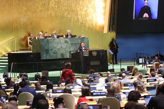 UN_Enable's tweet photo. A powerful start to #COSP19.  Follow this week's conversation at the

@UN's global gathering for disability inclusion.
https://t.co/1IZ4u8VHgu https://t.co/ZUxJWkI3hN