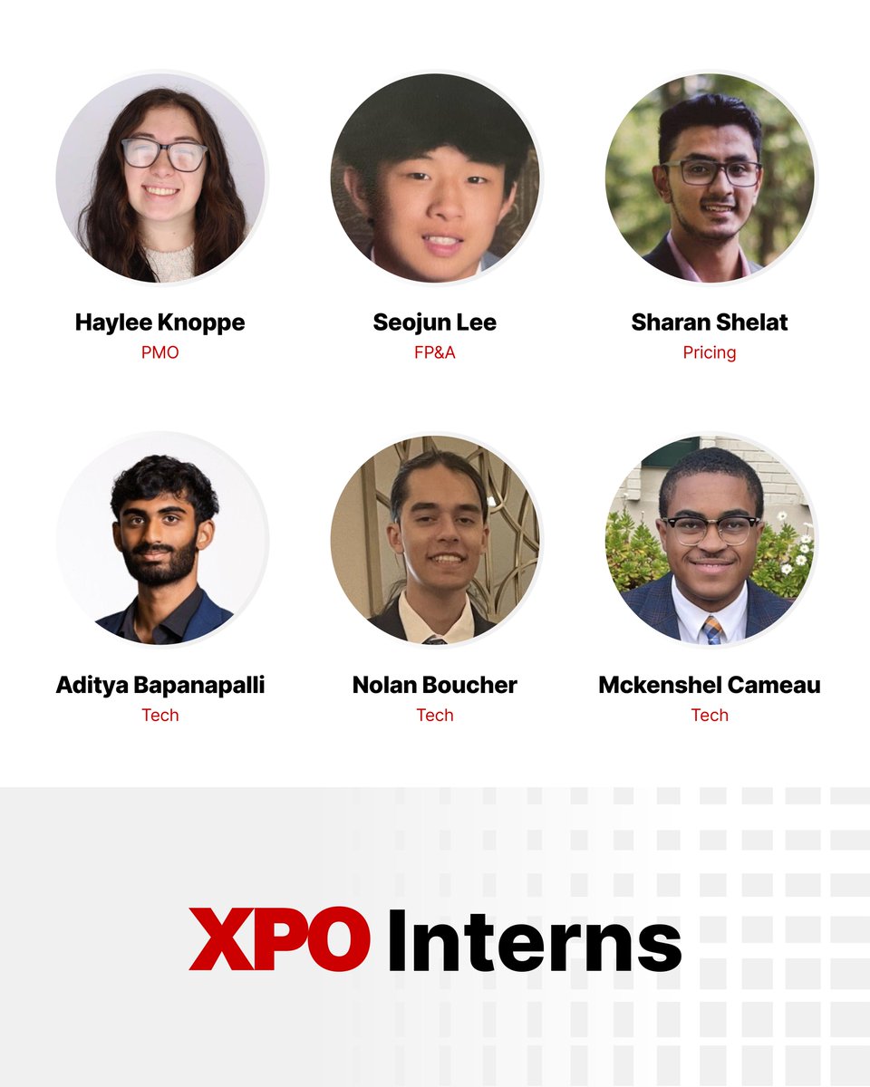 XPOLogistics's tweet photo. Welcome to our class of summer interns! This talented group of students is already hard at work on projects across our company, gaining the hands-on experience and skills that will shape their future careers. We’re excited to have you on our team! https://t.co/IrOvpOMM91