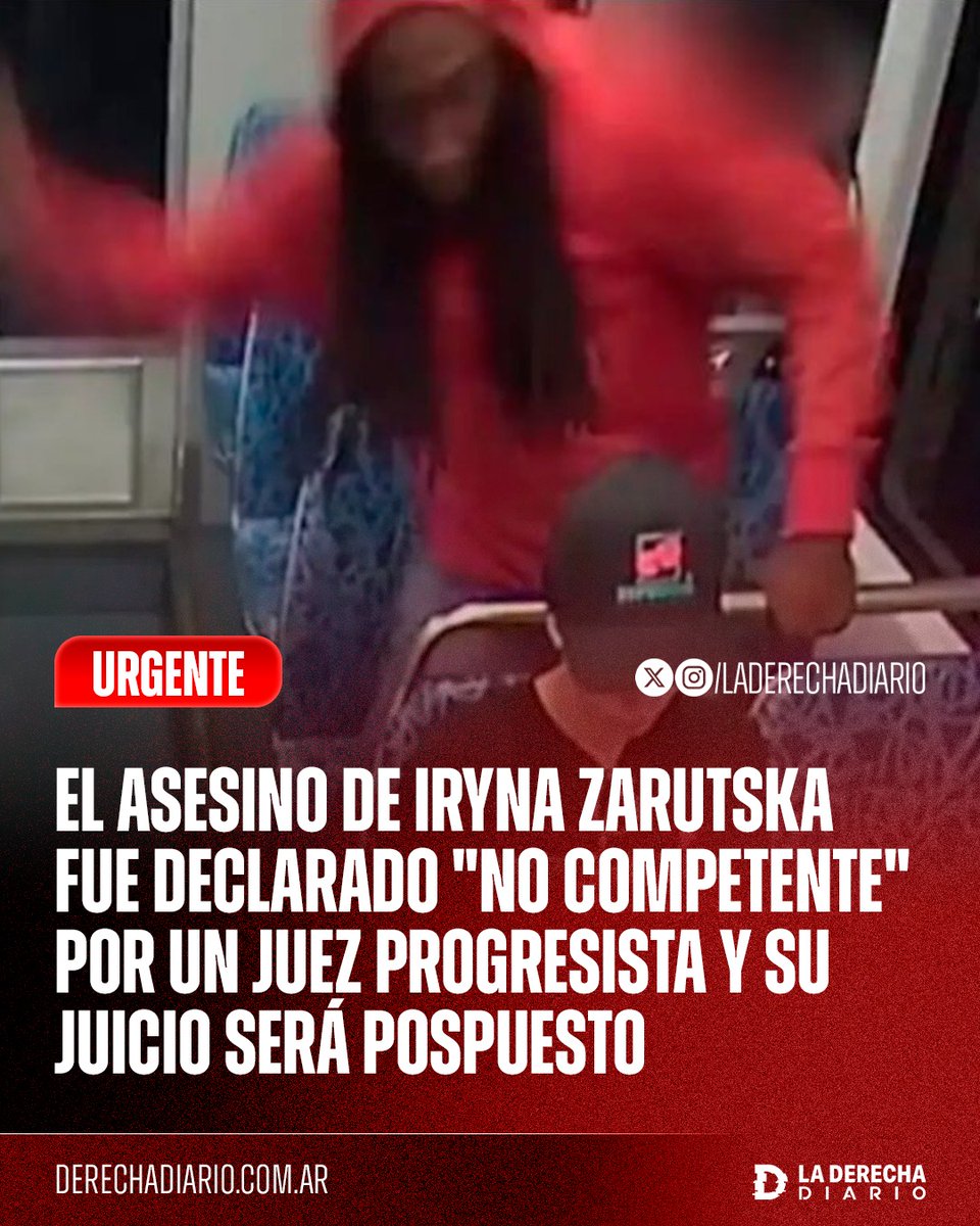 laderechadiario's tweet photo. 🚨🇺🇸 | HIJO DE PUTA: Se reveló que el juez progresista Kenneth Bell pospuso el juicio contra el miserable afroamericano Decarlos Brown Jr. al declararlo "incompetente" para enfrentar su juicio por el asesinato de la refugiada ucraniana Iryna Zarutska, a quien apuñaló salvajemente en el tren subterráneo de Charlotte mientras celebraba cómo "agarró a la blanquita".