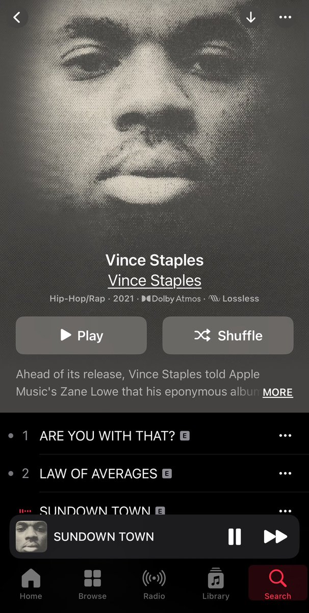 YoungCorey's tweet photo. I forgot how good this project is, not even saying this because he my friend but Vince really good at this music shit. https://t.co/NpFQYudU1A