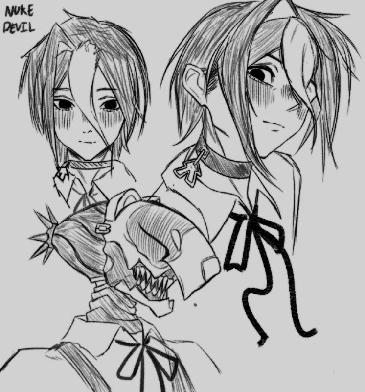 Tyanukii's tweet photo. nuke devil au https://t.co/Ww03GUVni8