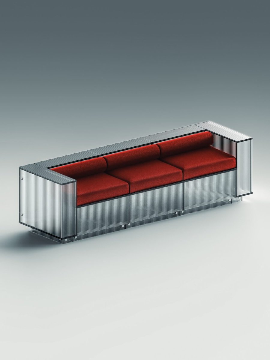 4AAAAart's tweet photo. Plissè Block sofa by Luca Ricci for Fivefourfive* https://t.co/6Prna8YHrM
