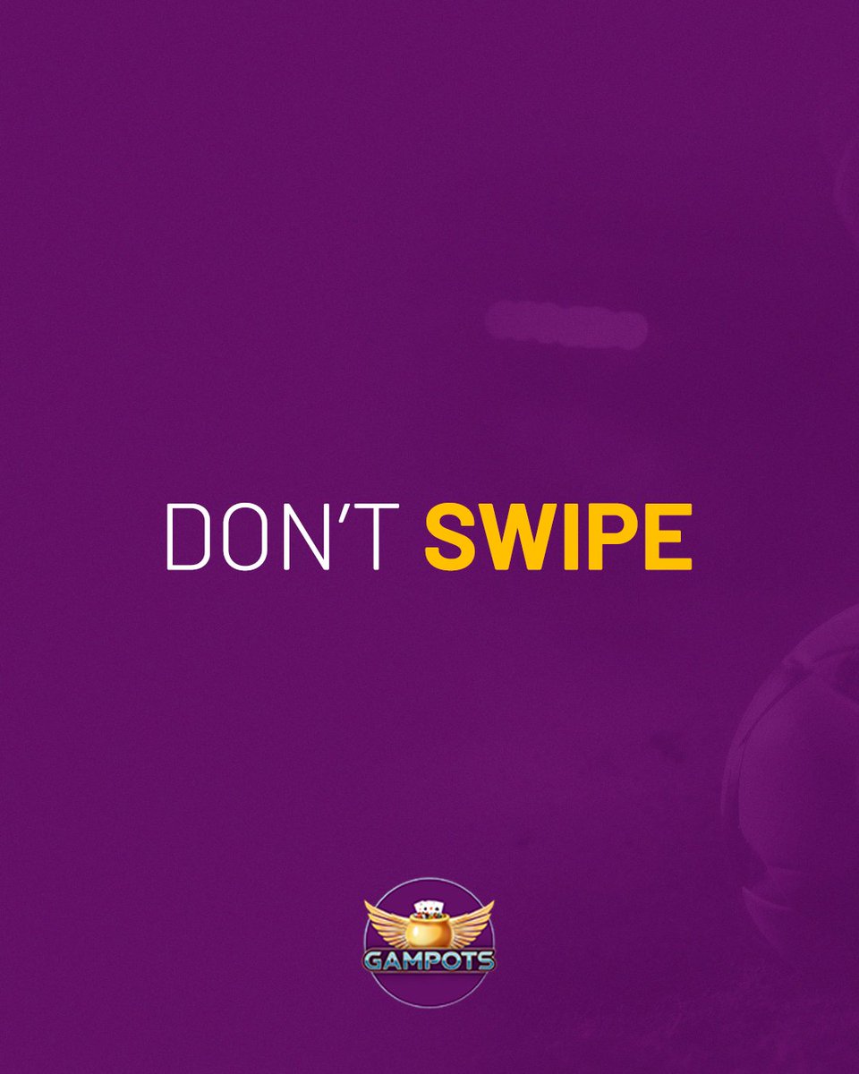 gampots's tweet photo. We warned you. You swiped anyway. 😏
Gampots is officially LIVE.
Sign up now and grab your welcome bonus 

Link on the bio☝🏾

Play Responsibility | 18+ Only

#Gampots #WeAreLive #SportsBetting​​​​​​​​​​​​​​​​ #Betresponsibly #Notforunder18 https://t.co/NS2jkbOCFJ