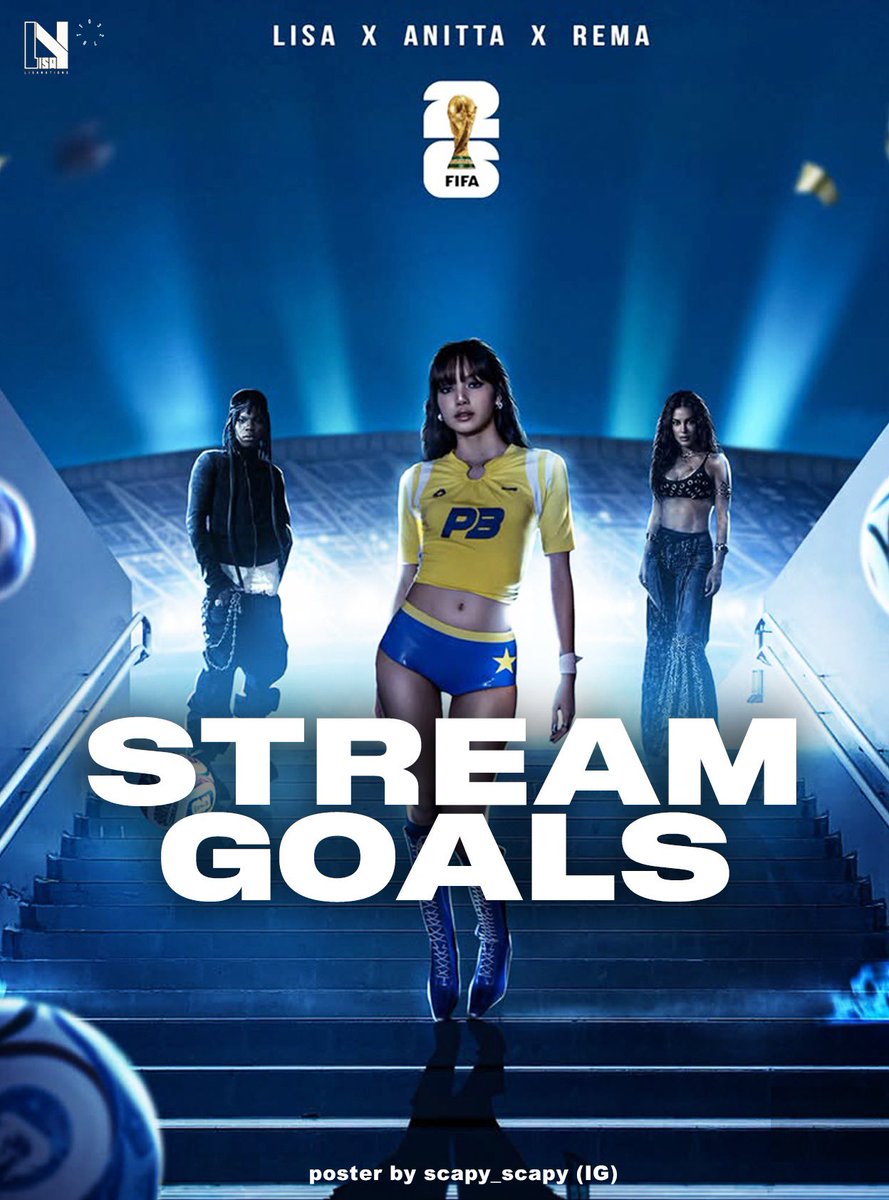 LISANATIONS_'s tweet photo. Stream ‘Goals!’ Run up your playlists or park your Premium accounts on Stationhead! 📣

🎧Spotify playlists: 
⟶ https://t.co/XFFzgbpbJA
⟶ https://t.co/5hA9g46yMY
🎧Apple Music: 
⟶ https://t.co/oEXeNlTVdl
⟶ https://t.co/dEFi1fHk6J
📻 Stationhead:
⟶ https://t.co/15d2m5yoBS https://t.co/RjG6QU5W2g