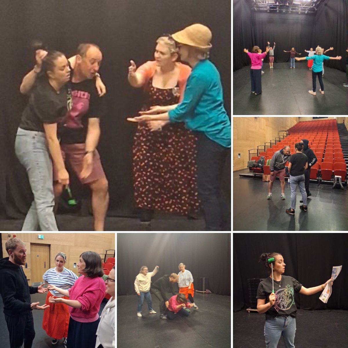 Oide_Creativity's tweet photo. Day 2 of Playful Connections where we took to the Belltable stage to experiment with improvisation and devising!
@Oide_Ireland @BelltableLimk https://t.co/8YCFuctSpP