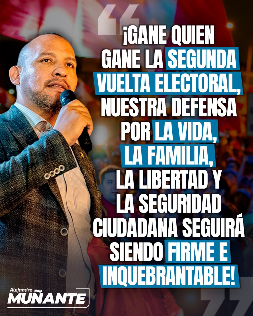 AlejoMunante's tweet photo. 🚨#EG2026🗳️ #PerúBastiónProvida🇵🇪💙 https://t.co/Hu666HR6mU