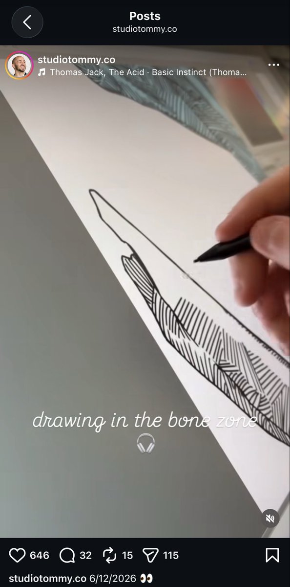 nafragous's tweet photo. TLT COVER ARTIST IS DRAWING BONES SURELY 6/12/26 IN THE CAPTION MEANS NOTHING https://t.co/nYQn8EzJrl