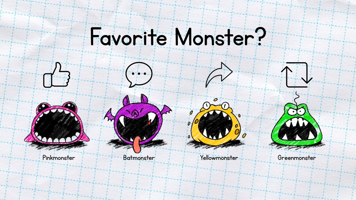 MapleTacoGames's tweet photo. Meet the Doodles!
Which one are you choosing? 👀

#HungryHangryDoodles #CozyGame #IndieGame #CozyGaming #WholesomeGames #CuteMonsters #CuteGames #GameTok #SteamGame #SteamWishlist #IndieGaming #CasualGaming #PCGaming #DoodleGame #Gaming https://t.co/xHgYTh7zQG