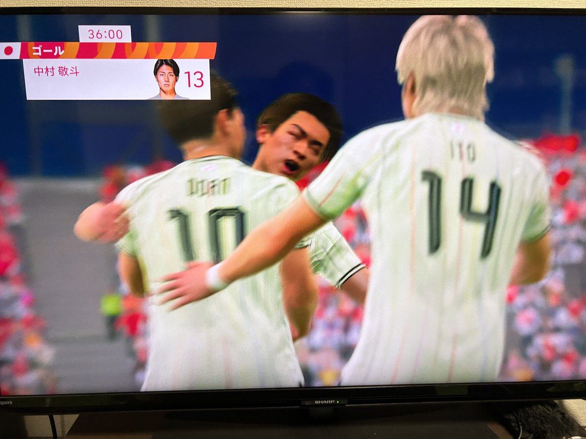 FQTQ's tweet photo. Switch2版のeFootballでお先に⚽️ワールドカップ始めてます。3戦全勝でグループリーグ突破した！

日本代表のメンバーのデータが古いのちょっと萎えるな…（佐野海舟冨安鈴木唯人塩貝後藤いない） https://t.co/8XHW7d3ZiD