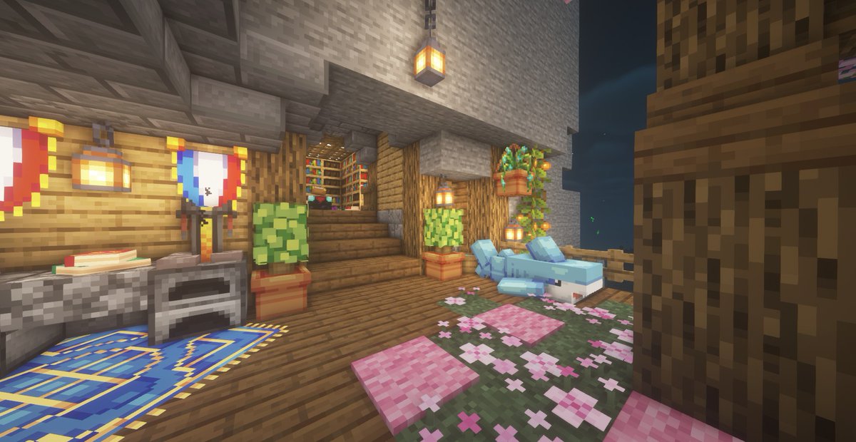 Orzeamc's tweet photo. Pretty cliff house :)
#Minecraft #MinecraftBuild #Blockbench https://t.co/C6oPtA0nqd