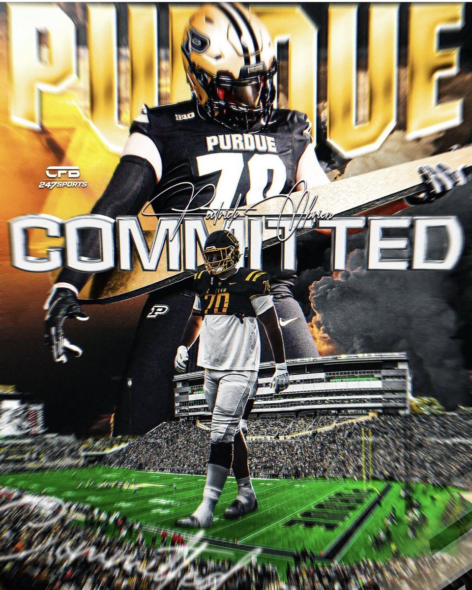 SeanW_247Sports's tweet photo. 3⭐️OL Patrick O’Brien has been a top priority for Purdue for well over a year now

On Tuesday, the Boilers landed his commitment 

Graphic by: @CfbRalb 

🔗https://t.co/qZ1G33CMmD https://t.co/3FKOTJ6fGP