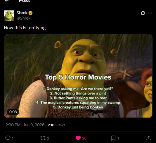 lexly___'s tweet photo. @Shrek supporting small creators https://t.co/CQJUcD1E5w