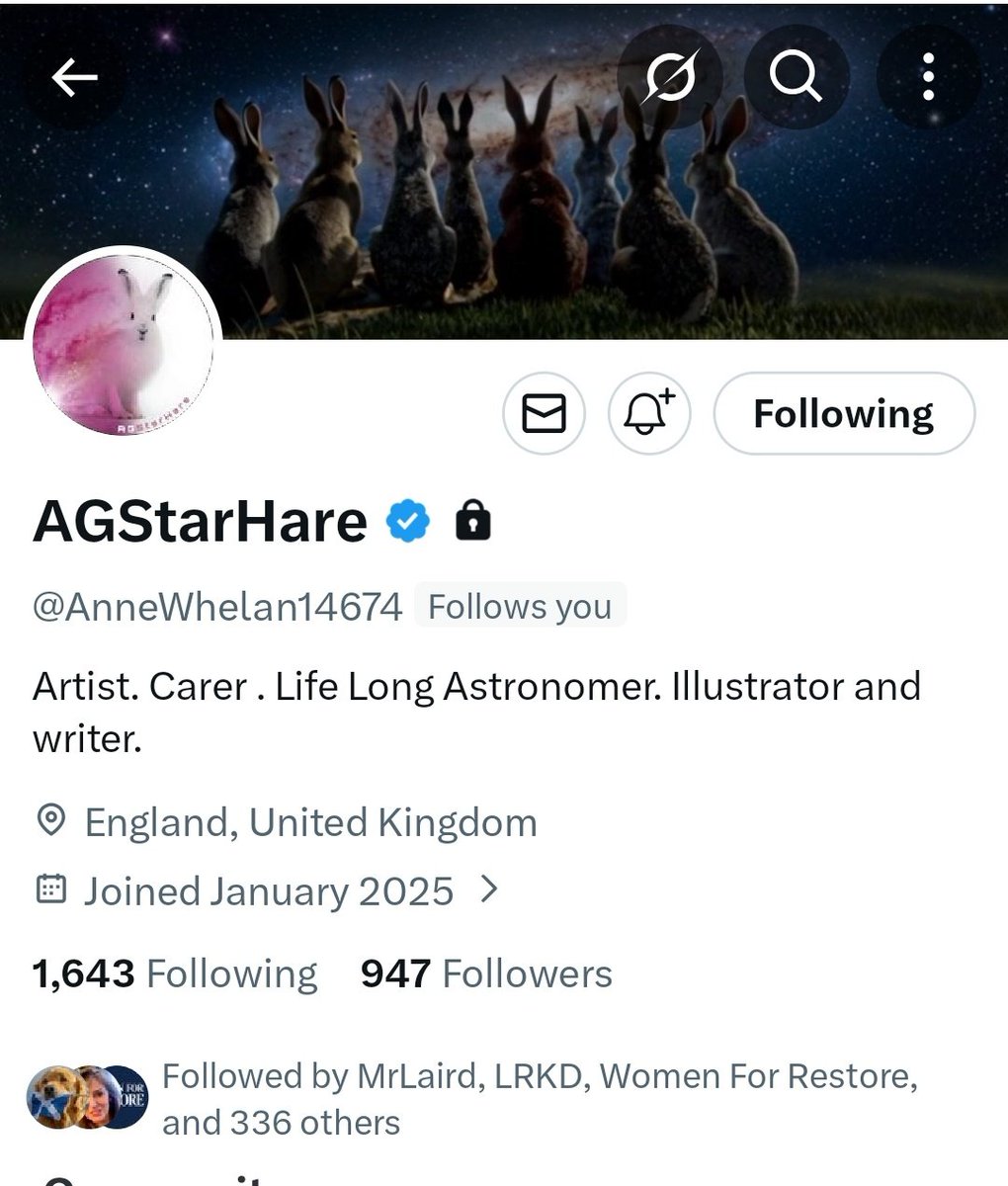 HoodedClaw1974's tweet photo. Anyone who has heard AGStarHare speak in spaces will know this is a criminally under followed account.

You know what to do patriots. Follow and repost  @AnneWhelan14674 🇬🇧 https://t.co/PE2qCH0Wbr