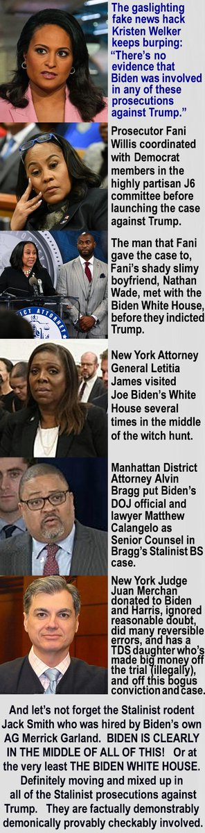 GabbyPinard's tweet photo. @WayneLuke @Mikeggibbs Welker has the IQ of an onion and is a 24/7 gaslighter. Who idiotically thinks that the 2020 election was "the safest in history" when the exact opposite was provably the case.   And the Stalinist lawfare against Trump "wasn't election interference" though it was ADMITTED it was. https://t.co/6ohBoPsIc8