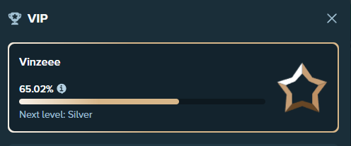 vinzeee_'s tweet photo. @LukeTheDegen @Stake Currently Bronze and just started last week

Stake: Vinzeee https://t.co/0pClyfvebu