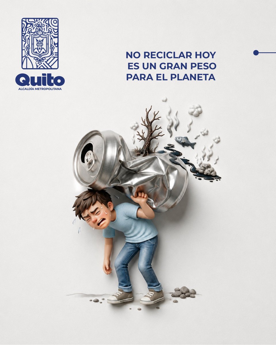 EMGIRSEP's tweet photo. ♻️💚 #ECOgestión | ¡Es Martes de Reciclaje!

Reciclar es una decisión pequeña que genera grandes cambios. Cuando separas tus residuos, ayudas a reducir la contaminación.

¡Devuélvele vida al planeta!

#QuitoRenace
#QuitoNoSeDetiene https://t.co/iboixfq3RD