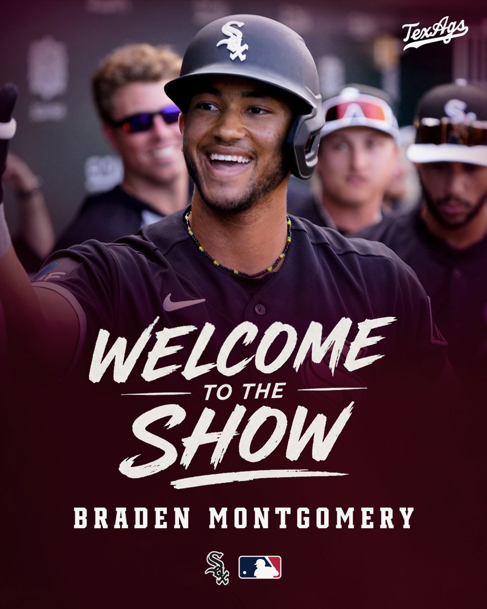 TexAgs's tweet photo. BMont ➡️ Big Leagues ⚾️

Congratulations on the call-up, @B_mont_ 👏 https://t.co/Onp5LdNKhp