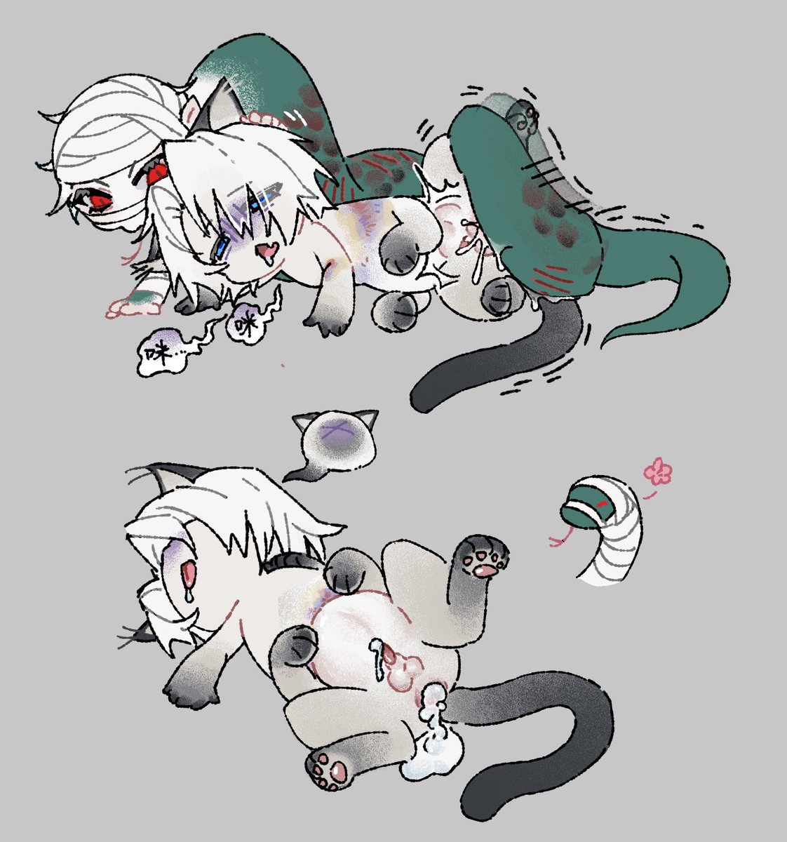 Chenni_154's tweet photo. After fighting（？）#giltony #DMC #gilvertony https://t.co/0T9wgs6VFt