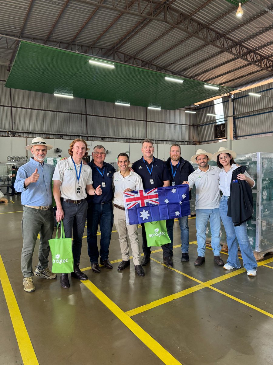 driscoll_ag's tweet photo. At the Spraytec Smart Connection conference in Brazil 🇧🇷 
Such interesting and unique technology they have in their product stable, can’t wait to explore more back in Australia 🇦🇺 https://t.co/IpTa88zfLQ