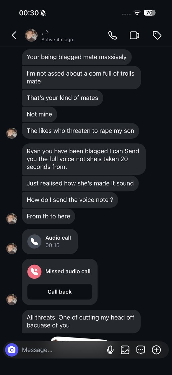 streetscaled's tweet photo. He thinks the sympathy card works on me lmaoooo

I literally posted a voice note he sent to his baby mom and he's tryna threaten me now like I'm the one who's nearly 2 k up

Cheeky little rat https://t.co/fTJPlDcPwU