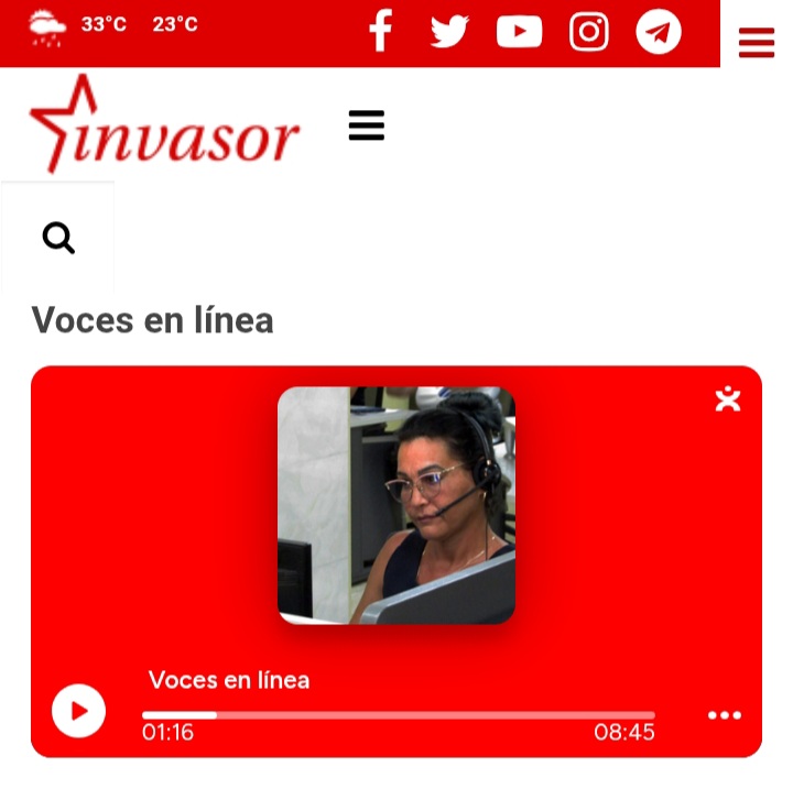 Avilacomunica's tweet photo. 🎙️ El podcast "La Voz de los Oficios", de @Invasorpress, dedicó un capítulo a @ycccat2026, trabajadora del Centro de Atención Telefónica de @ETECSA_Cuba en Ciego de Ávila. 🧵👇

#EtecsaConCuba https://t.co/E8qJBjPteF
