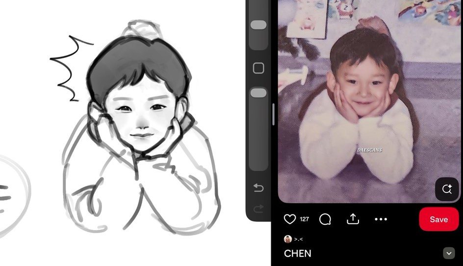 imma_tomo's tweet photo. BAYBY CHEN 🦖

#EXOfanart #CHEN https://t.co/Oo39N3RqfS