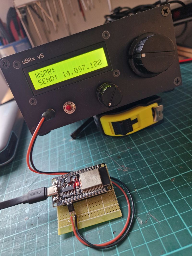 F4HUY's tweet photo. Automatically transmit #WSPR without onboard GPS or clock on the #UBITX https://t.co/mN69pPXpUI https://t.co/cmMpmsYlUN