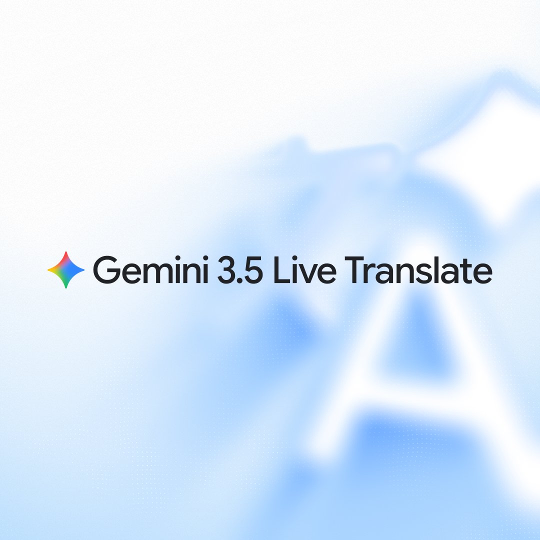beehaber's tweet photo. Google, anlık sesli çeviride çığır açtı:

🔹 Gemini 3.5 Live Translate bugün kullanıma açıldı.

🔹 Model, konuşmayı 70’ten fazla dilde çevirebiliyor.

🔹 Çeviri, konuşmacının tonunu ve ritmini korumaya çalışıyor.

🔹 Sistem, cümle bitmesini beklemeden çeviri üretiyor.

🔹 Sesli çeviri, konuşmacının birkaç saniye gerisinden geliyor.

🔹 Geliştiriciler modeli Gemini Live API ile deneyebilecek.

🔹 Google Meet’te özel ön izleme bu ay başlayacak.

🔹 Google Translate uygulamasına Android ve iOS’ta geliyor.

🔹 Android’de yeni dinleme modu da kullanıma çıkıyor.

🔹 Telefonu kulağa götürünce çeviri ahizeden duyulacak.