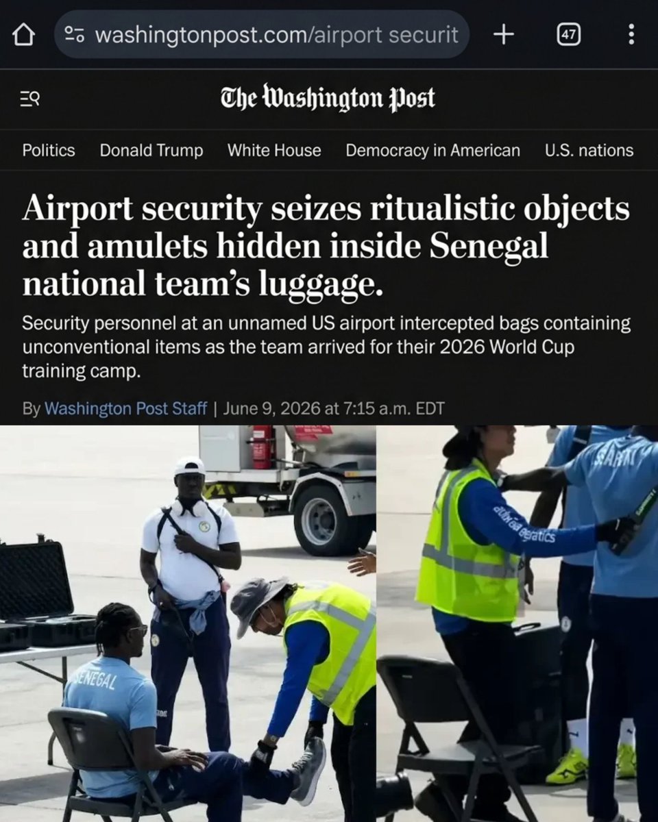 Morookkk's tweet photo. @Mustafleu Ça ce n’est pas de l’I.A mais un vrai article de journal concernant les sauvages de l’Afrique 🇸🇳, sale fils de pute!! 🤣🤣 https://t.co/eEbtknNY9u