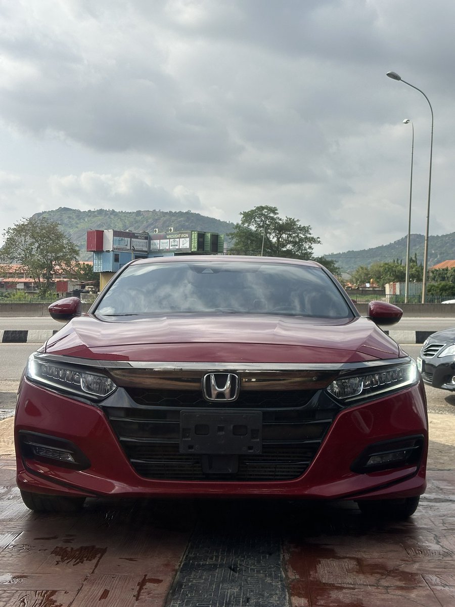__buga's tweet photo. Foreign used 2019 Honda Accord Sport now available for sale 
-Red on black interior 
-Original 2026 Duty 

N25m Net 
ABUJA 
09075065990 https://t.co/YDLKJITs2I