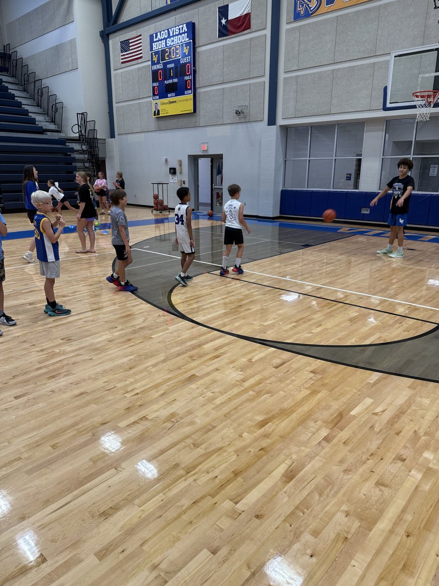 LagoHoops's tweet photo. Viking Basketball Camp is underway! Great energy, great effort, and lots of future Vikings putting in work this week! https://t.co/gEJxOC7N8F