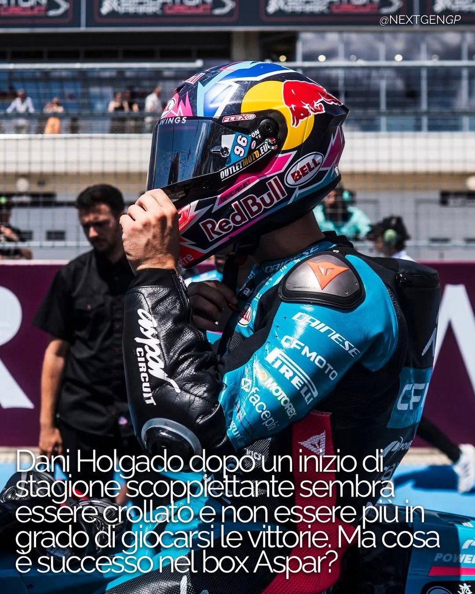 NextGenGP_'s tweet photo. Il Pistolero era partito fortissimo nei primi round, conquistando anche una vittoria a Goiania. Da lì in poi però Dani ha fatto fatica a confermarsi, crollando in classifica e senza lottare più per le vittorie. Secondo voi quali sono le cause del crollo del futuro pilota Gresini? https://t.co/aCymEpEuDy