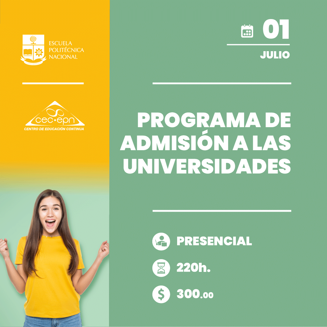 CEC_EPN2014's tweet photo. #CursoCEC  Obtén la ventaja estratégica que necesitas, matricúlate hoy en nuestro curso de preparación y asegura tu cupo en la universidad de tus sueños. #CECEPN #PreuniversitarioCEC

Matrículas hasta el 24 de junio, 2026
Más información: https://t.co/G2vimc3zR2 https://t.co/1u5vFswgoR