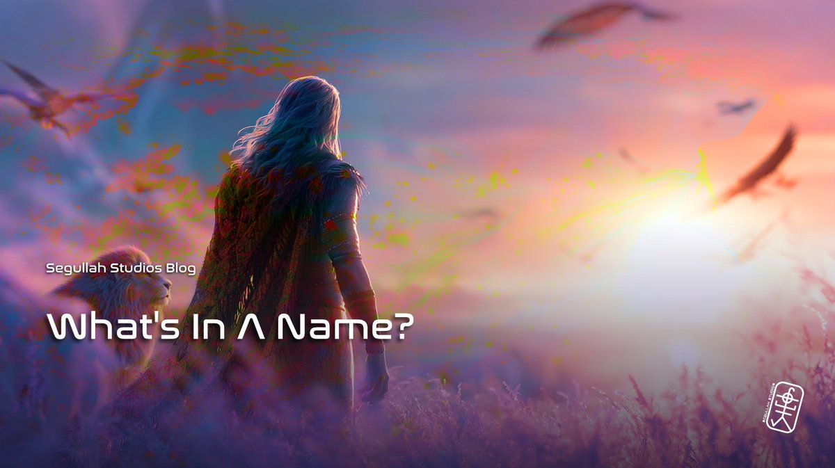 segullahstudios's tweet photo. What’s in a name? Everything that’s most important. Identity. Character. Purpose. The Ancients knew this. Today, names are a dime a dozen. What's important now is if it sounds cool or gets attention. But a name is more than a means to an end. Read more...
https://t.co/5lYyrcNZO9 https://t.co/yVkjgN3kUy