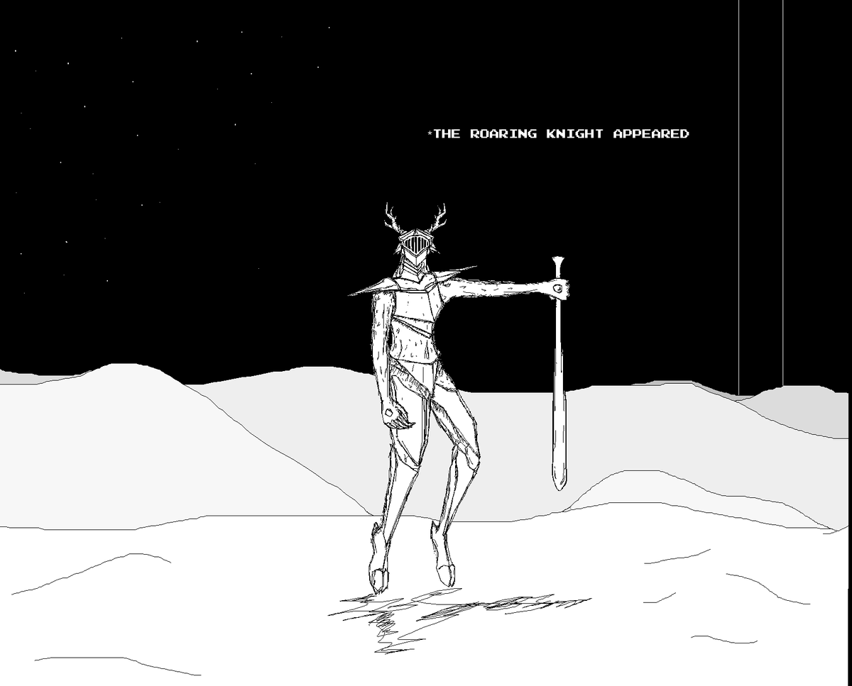 OkButWhatIfMabe's tweet photo. Deltarune - Knight Encounter https://t.co/a8FA0leS1t
