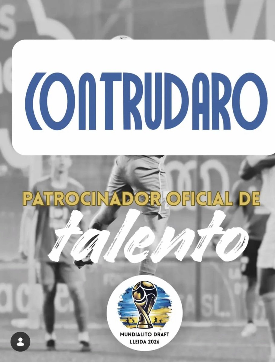 massoni8's tweet photo. ¡ Contrudaro vuelve a ser patrocinador oficial del Mundialito Draft Lleida ! https://t.co/I7Lb4V5jOc
