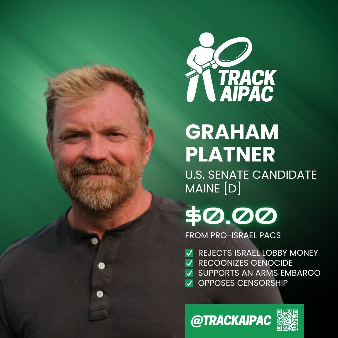 TrackAIPAC's tweet photo. @grahamformaine LET'S GO! 💪 https://t.co/9sVq1VCqmV