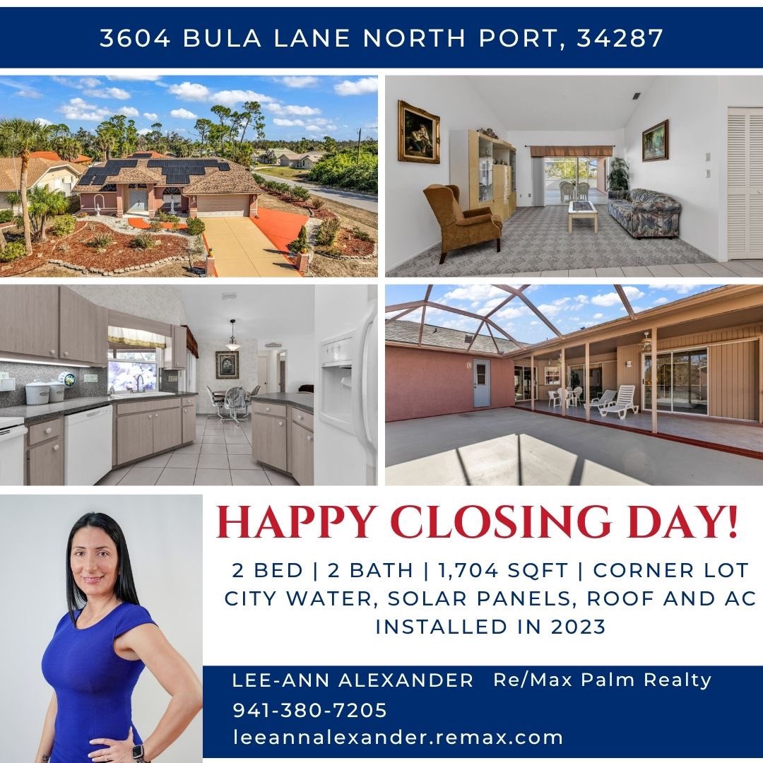 leecam23's tweet photo. 🎉🏡 Happy Closing Day to my wonderful sellers and buyers! 🔑✨

Congratulations and thank you for trusting me with your real estate journey. ❤️
Who’s next? 👀🏠📲 941-380-7205
#leeannsellsfl🏠🗝️☀️🌴 https://t.co/Xhb7sHk4Yb