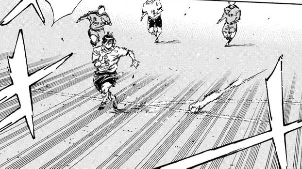 flexonthefluxxx's tweet photo. Un mois avant ce match, un manga avait réalisé la MÊME action que Messi. https://t.co/tuve5pC2Mq