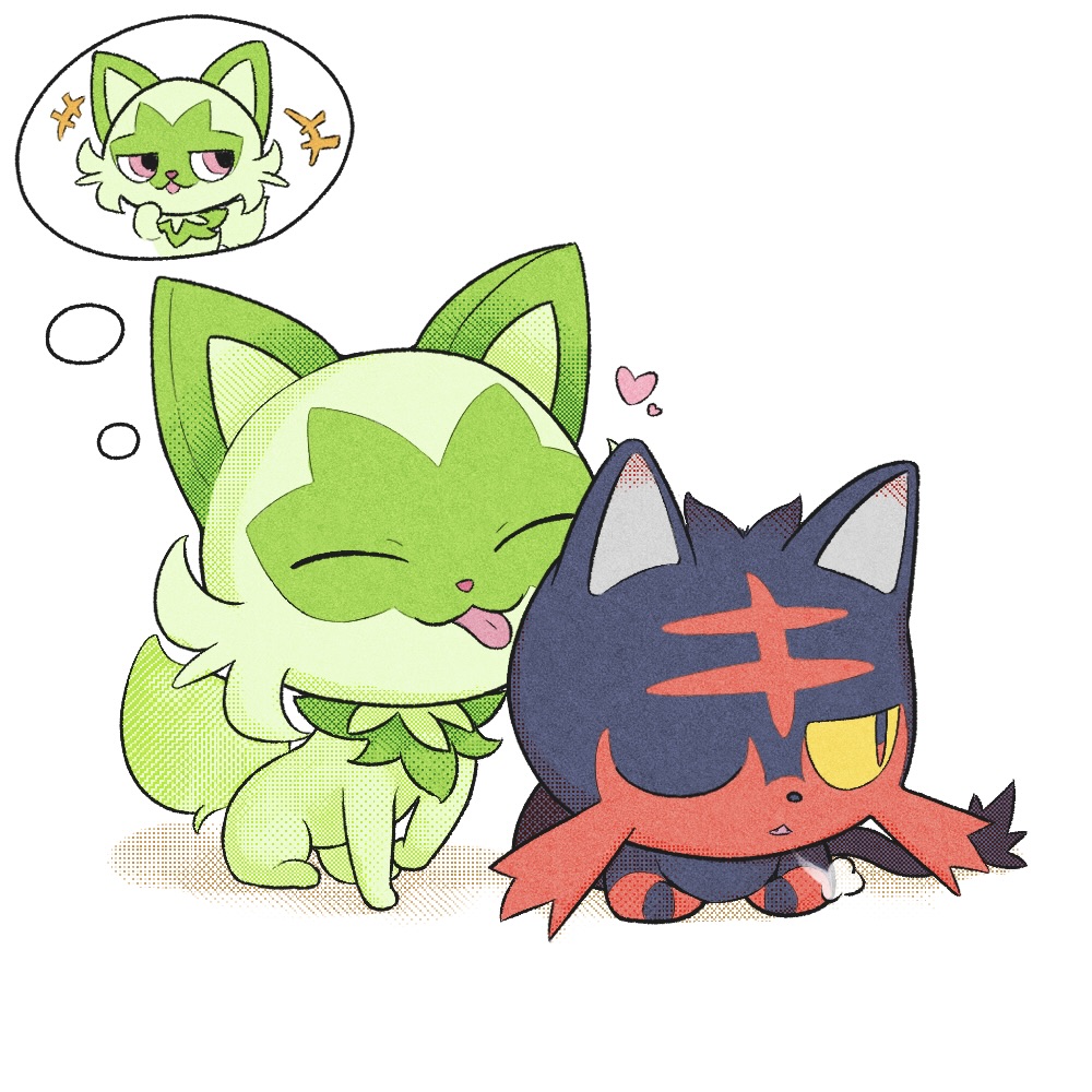 nereko_desu's tweet photo. ニャオハとニャビー
#ポケモン https://t.co/kuIBsF8EkN