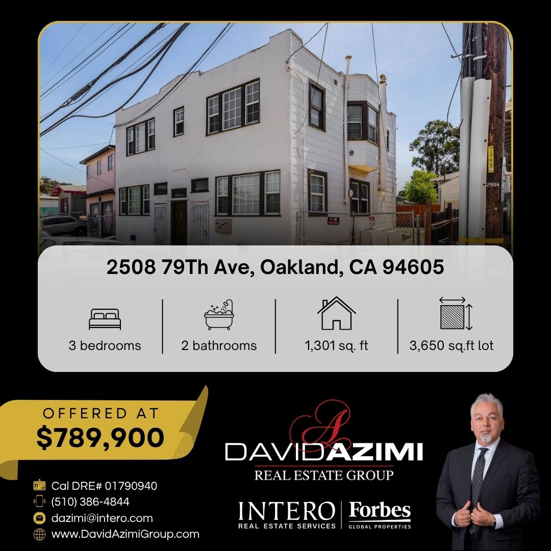 davidazimiRE's tweet photo. FOR SALE - Active Listing!

📍 2508 79Th Ave, Oakland, CA 94605
⠀
Offered at: $789,900

🏡 View Listing: https://t.co/rJpoNDXSVM

🎥 Video Walk-thru: https://t.co/771ulvSa8m

kvCore: https://t.co/1JRsfH9Tz3 https://t.co/VRGdfuwDce