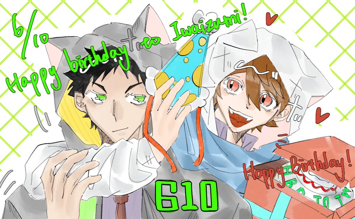 alun_0401's tweet photo. HBD TO IWA-CHAN🎉 https://t.co/aWE323gXDa