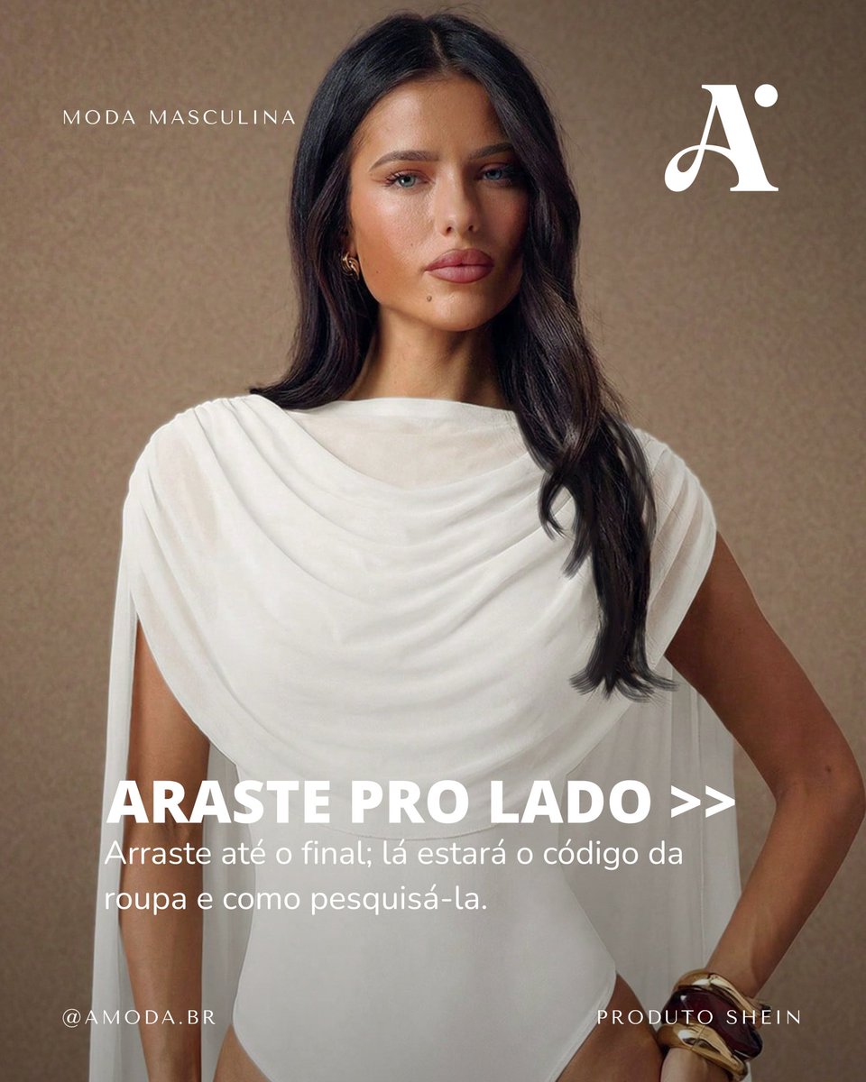 amoda_br's tweet photo. juro por tudo, achei o body mais surreal da vida 😍 olhem o caimento desse drapeado com a capa!!! joga uma calça wide leg e vc tá pronta pra roubar a cena em qualquer rolê noturno, jantar ou balada. chique, misterioso e com cara de marca caríssima 😭👇
https://t.co/fcaSfZcY7L https://t.co/Ia17DhMBEz